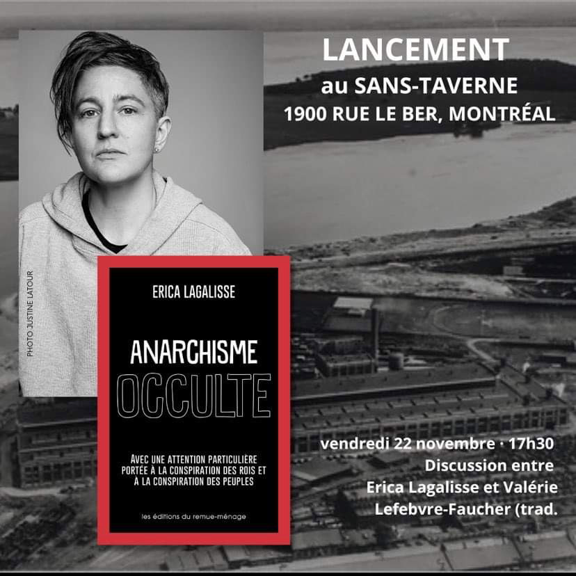 À propos de “Anarchisme Occulte” (Remue Menage,&nbsp;2022)